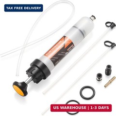 FOUR UNCLES 200cc Fluid Extractor & Fill Pump for Automotive Use – Oil Syringe w
