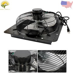 14″ Wall Mounted Shutter Exhaust Fan Automatic Shutter Temperature and Humidit
