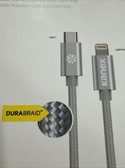 Kanex DuraBraid Lot of 3 Premium USB-C to USB-C Charging Cable 6.6′ Black NIB A