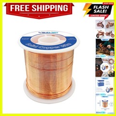 99.9% Solid Bare 20 Gauge, 330Ft, Dead Soft, 1 Pound Spool Pure for Crafts, E…