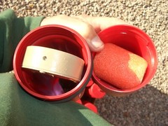 STURDY TRANSPORT CANISTER FOR GEIGER COUNTER PANCAKE PROBE 44-9 ; $22.00 + S/H