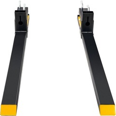 VEVOR 4000lbs 60″ Clamp on Pallet Forks for SkidSteer Loader Bucket Tractor Fork