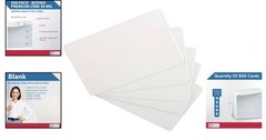 High-Quality White CR80 PVC Cards 30 Mil – 500 Count for Professional Use