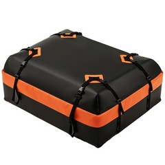 15/20 Cubic Feet Car Roof Bag Waterproof Rooftop Cargo Carrier w/Lock&Storage Ba