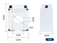 20/5A~1000/5A 30/40/50 Hole BH-0.6 series Current Transformer Copper Silver Wire