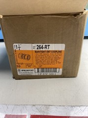 264-RT 1-1/2” Bridgeport RainTight EMT Coupling Qty.10