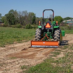 Titan Attachments 3 Point 5FT Rear Box Blade Scraper Grader, Cat 0 and 1