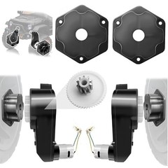 24V RS555 Fast Drive Motor Gearbox 2-Pack for Power Wheels Upgrade, High Speed 1