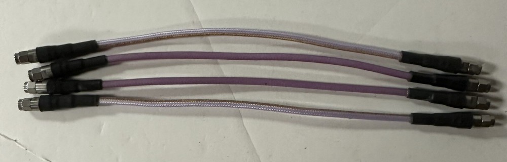 Florida RF Labs Lab-Flex 200 12 Inch SMA Cable Lot Of 4