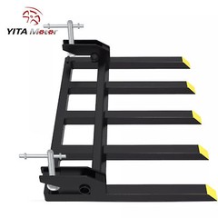 42″ Clamp on Debris Pallet Fork for Tractor Skid Steer Buckets Attachment 2500lb