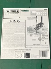 CRAFTSMAN 56 7/8″ X 1/8″ X 15 TPI BAND SAW BLADE P/N 926650 26650 – New In Box