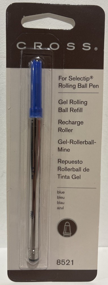 New Old Stock Cross Gel Rolling Ball Blue Ink Pen Refill 8521 for Selectip Pens