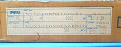 500Pcs- Electrolytic Capacitor, 515D108M016CG8P, SPRAGUE, 1000UF/MF, 16V, 20%