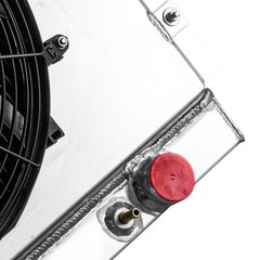 3 Row Core Aluminum Radiator Shroud Fan for Dodge D150 W150 Ramcharger 1979-1993