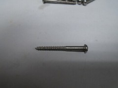 Wood Screws #8 x 1-3/4 Slotted Round Head Steel Lot of 100 #3019