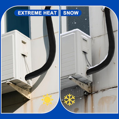 Mini Split HVAC Insulation Wrap, 600D Oxford, Waterproof & UV Protection