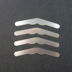 144X EASYINSMILE Dental Tofflemire Stainless Steel Matrix Bands0.015’0.04mm #1-4
