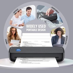 Kats Beypg Portable Inkless Printer Wireless Bluetooth Thermal Printer 4200Mah