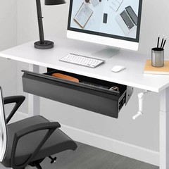 22” Black Space Saver Sliding Under Desk Storage Drawer Pull-out Drawer