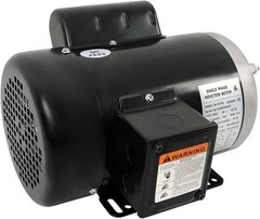 1HP Electric Motor 1725RPM Farm Duty Single Phase 115/230V 56 Frame CW/CCW