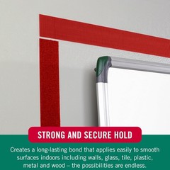 VELCRO Brand Colors | Red Sticky Back Tape | 10ft Roll with x 3/4in,