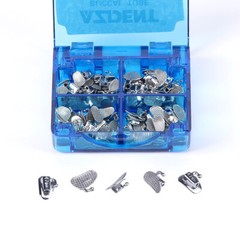 80pcs Tubos Bucales Individuales Ortodoncia Dental Roth Mbt 0.022 1st/2nd Molar