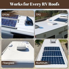 RV Roof Coating White 5 Gallon, Waterproof Solar Reflective Flexible RV Roof …