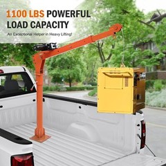 Pickup Truck Hoist Crane,Folding Truck Mounted Crane w/ Electric Winch,1100LBS