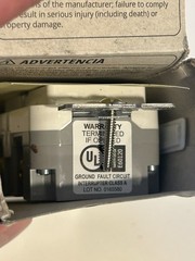 NEW Eaton Tamper Resistant TRGF15W White 15A 125V GFCI Receptacles Outlets NIB