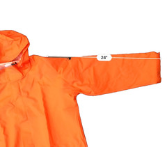 Mandal 70129 HI Vis Rain Jacket Medium Waterproof Chemical Resistant Work Coat