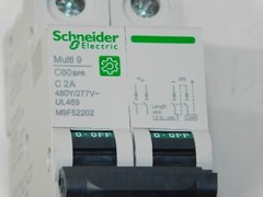 New Schneider Electric M9F52202 Multi 9 Miniature Circuit Breaker C60BPR C 2A