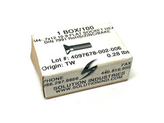M4-.7×12 10.9 Flat Socket Head Screw DIN7991 BOX OF 100
