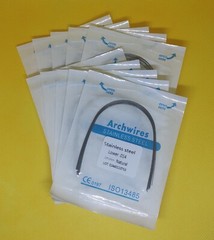 100Pcs Dental Orthodontic Stainless Steel Arch Wires Round Natural Form 10Packs