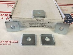 (Qty 100) 1/2″ X 1-5/8″ X 1-5/8 Square Washers for Unistrut Channel #4602 P1064