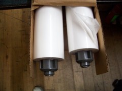 2 Rolls GBC EZLoad Lamination Roll Film Nap-Lam 1.5 miL 25″ 25″ x 500′ 1″ Core