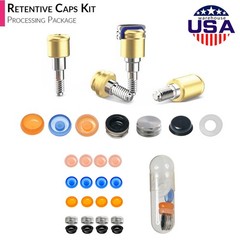 US Nobel Active Zest Locator Abutment NP RP 3.5/4.3mm Conical GH 1-5mm Titanium