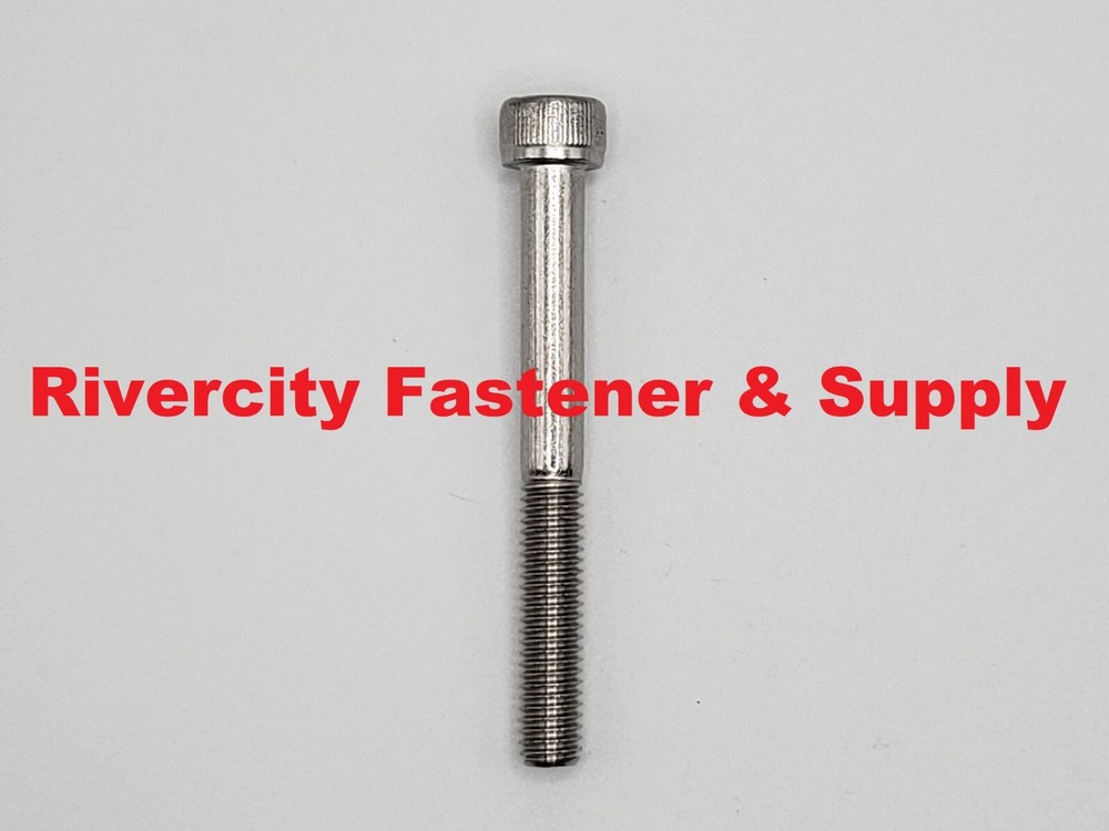 M6-1.0 x 55 Stainless Socket Allen Head Bolts M6x1.0x55 Screws 6mm x 1.0 x 55mm