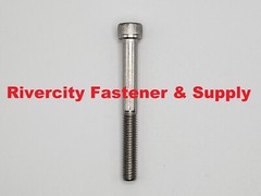 M6-1.0 x 55 Stainless Socket Allen Head Bolts M6x1.0x55 Screws 6mm x 1.0 x 55mm