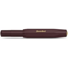 Kaweco Fountain Pen Classic Sport Bordeaux Plastic Barrel, Extra Broad 10000486