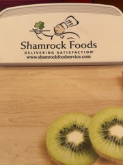 Shamrock Foods Expo Promotional Clipboard Woodgrain Look Plastic 14” X 9.5”