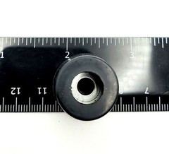 1″ Wide x 3/4″ Tall Rubber Feet Bumpers Vibration Mount Steel Washer 4-12 Packs