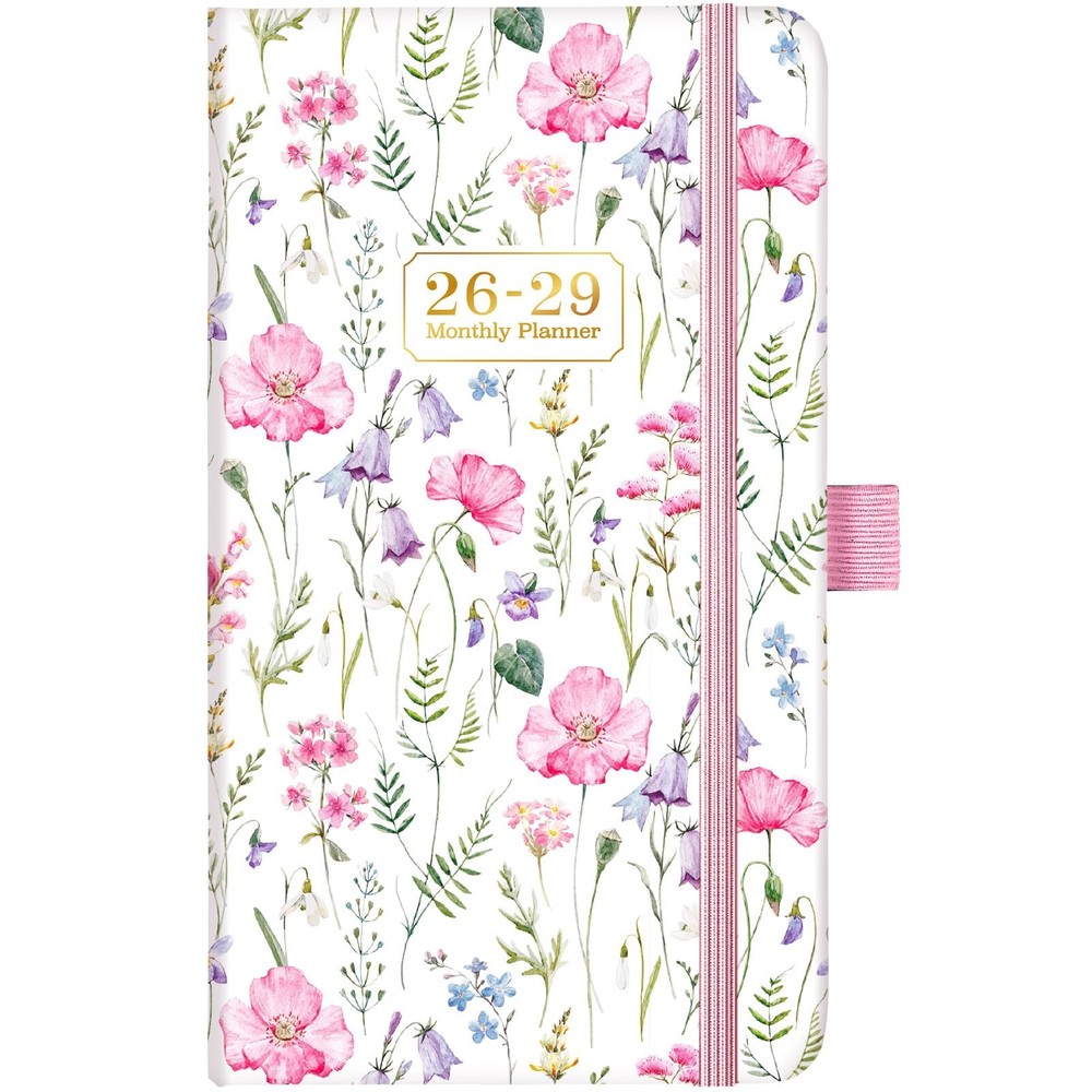 Pocket Calendar 20262029 3 Year Monthly Planner 20262029, July 2026 June 20…