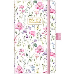 Pocket Calendar 20262029 3 Year Monthly Planner 20262029, July 2026 June 20…