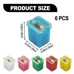 Set of 6 Pieces Low Profile Fuse Kit Include 20A 25A 30A 40A 50A 60A Box…