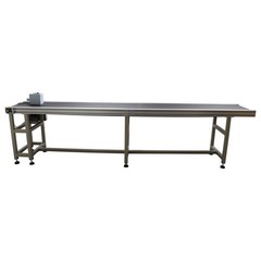 Electric PVC Conveyor Belts System 118in Length 15.7in Width Adjust Speed 110V