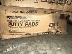 Fire Barrier Putty Pad, 9×9 In., Red Box Of 20