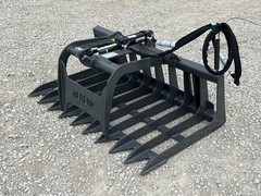 Berlon 60″ Compact Tractor Root Brush Grapple Attachment Fits John Deere Loader