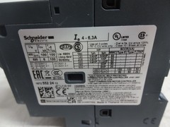 Schneider Electric GV2P10 4-6.3A Circuit Breaker / GVAN11 Auxiliary Contact
