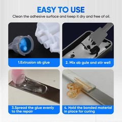 Clear 30 Minute Epoxy Glue, 2‑Part Dual‑Syringe 30Min glue 1pcs, clear