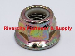 M14-2.0 Nylon Insert Flange Lock Nuts 14mm x 2.0 Flanged Stop Nut M14x2.0 ZY